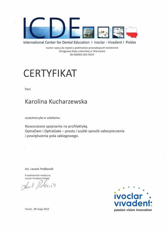 Certyfikat: Nowoczesne spojrzenie na profilaktykę
